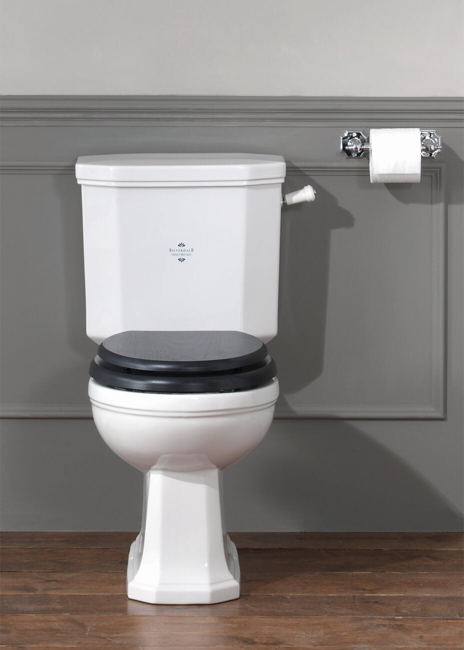 Silverdale Empire Close Coupled WC Pan And Cistern – 432 x 711 x 795mm