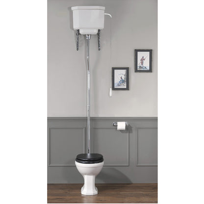 Silverdale EMP001 Empire High Level WC Pan With Cistern White – 460 x 605 x 2015mm