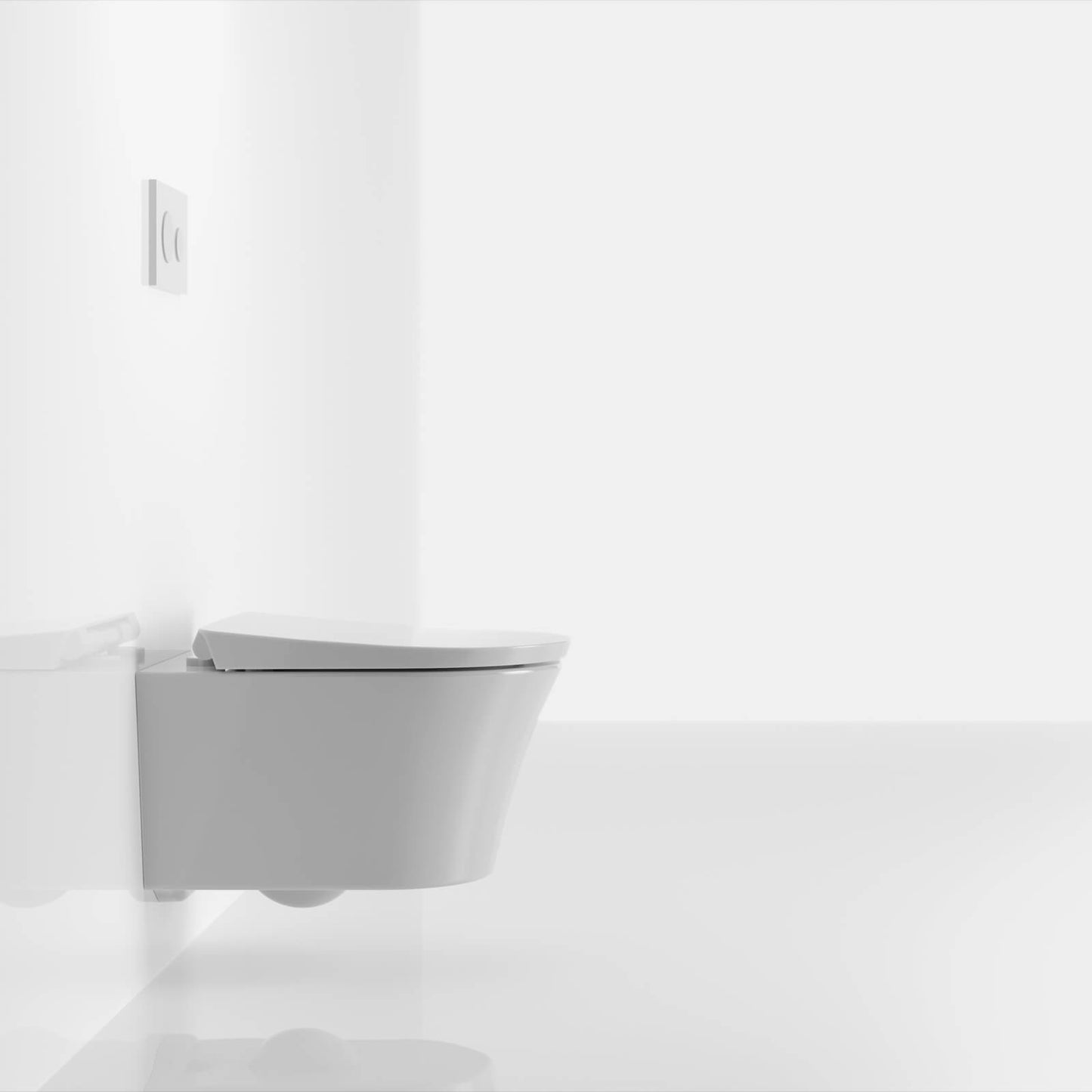 Toto GP CW553Y Wall-Hung Rimless Washdown WC Pan – 380 x 540mm