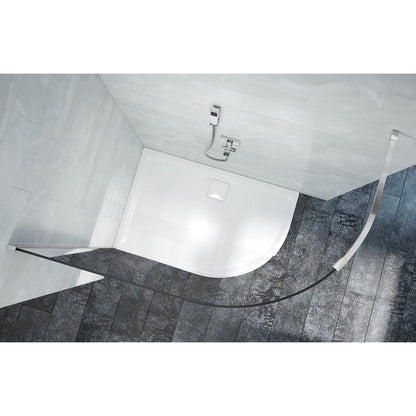 Merlyn Level 25 Offset Quadrant Shower Tray 1200 x 900mm