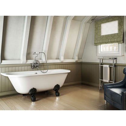 Burlington Avantgarde Back-to-wall 1700 Traditional Bath with Feet