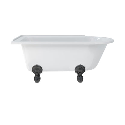 Burlington Hampton 150cm Showering Bath with Luxury Feet