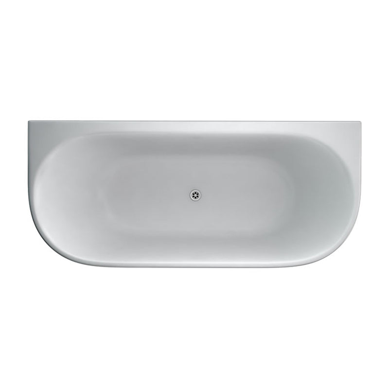 Burlington Avantgarde Back-to-wall 1700 Traditional Bath with Feet