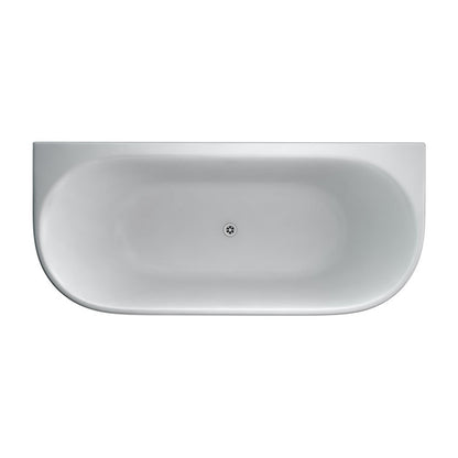 Burlington Avantgarde Back-to-wall 1700 Traditional Bath with Feet