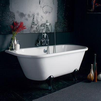 Burlington Avantgarde Back-to-wall 1700 Traditional Bath with Feet