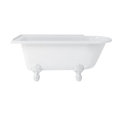 Burlington Hampton 150cm Showering Bath with Luxury Feet