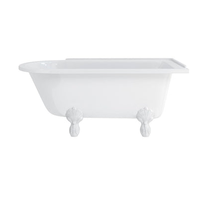 Burlington Hampton 150cm Showering Bath with Luxury Feet