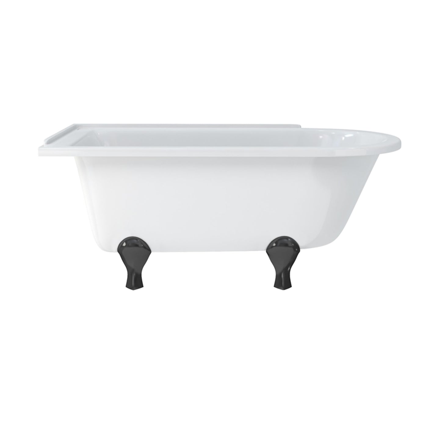 Burlington Hampton 150cm Showering Bath with Luxury Feet