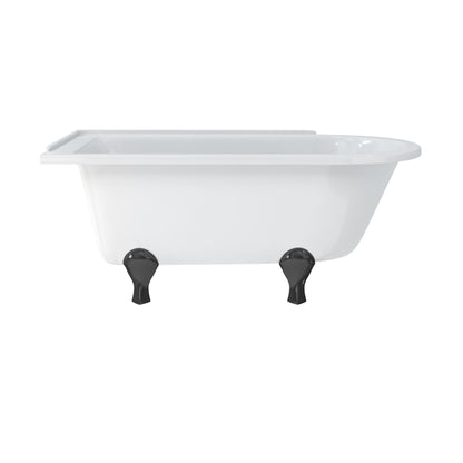 Burlington Hampton 150cm Showering Bath with Luxury Feet