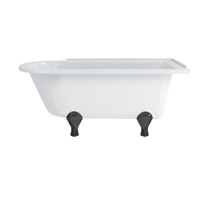 Burlington Hampton 150cm Showering Bath with Luxury Feet