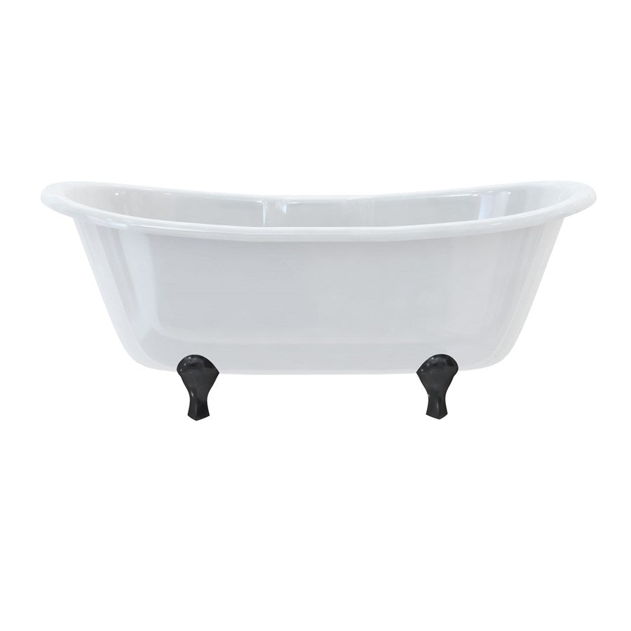 Burlington Bateau Double Ended Bath with Luxury Feet