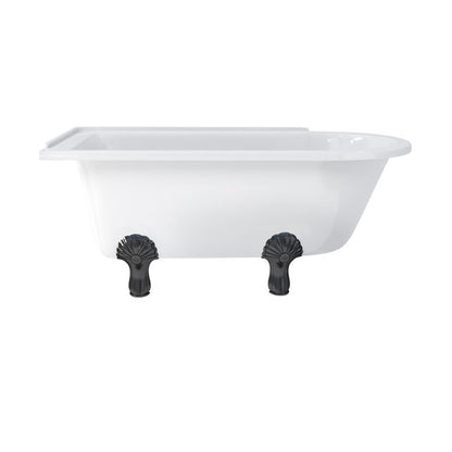 Burlington Hampton 150cm Showering Bath with Luxury Feet