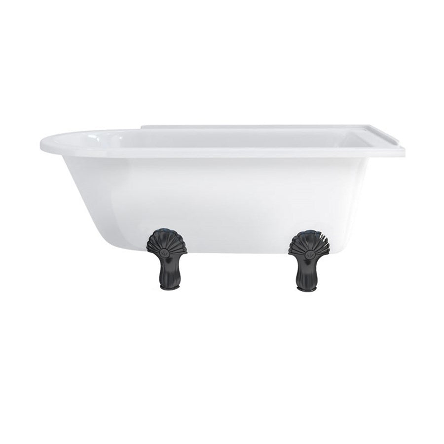 Burlington Hampton 150cm Showering Bath with Luxury Feet