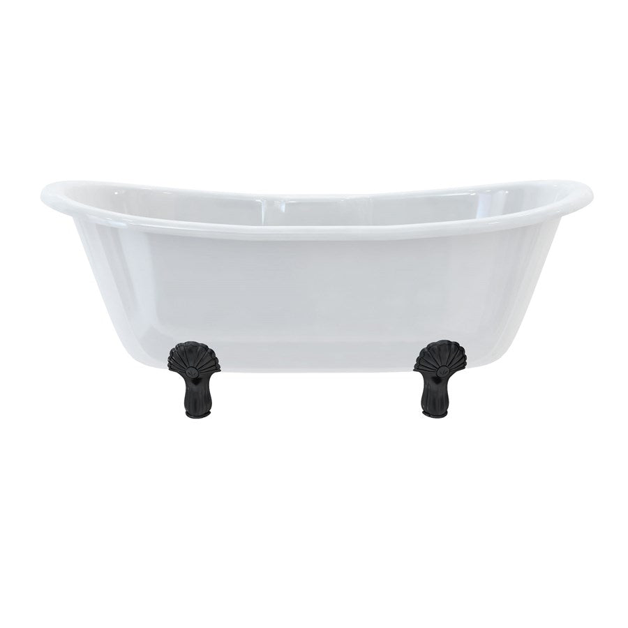 Burlington Bateau Double Ended Bath with Luxury Feet