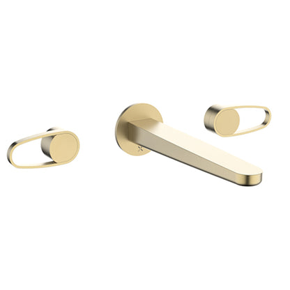 Crosswater Lazo Basin 3 Hole Set Wall Mounted