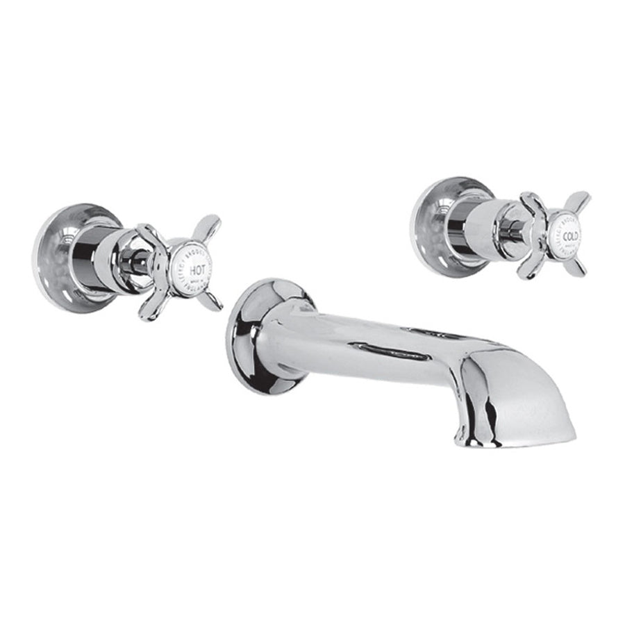 Lefroy Brooks Classic 3-Hole Concealed Wall Bath Filler LB1152