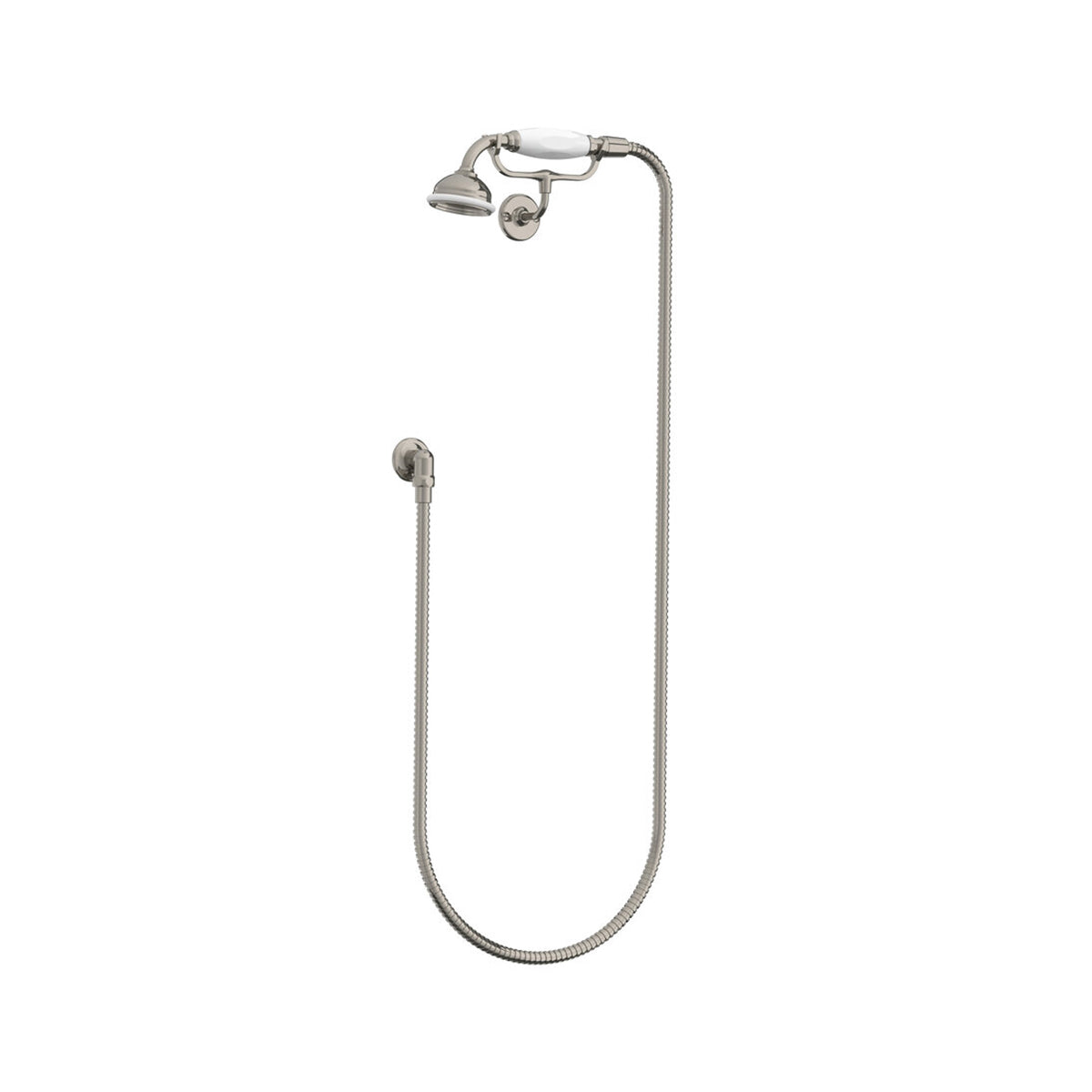 Lefroy LB1760NK Classic Grated Bath Overflow - Nickel