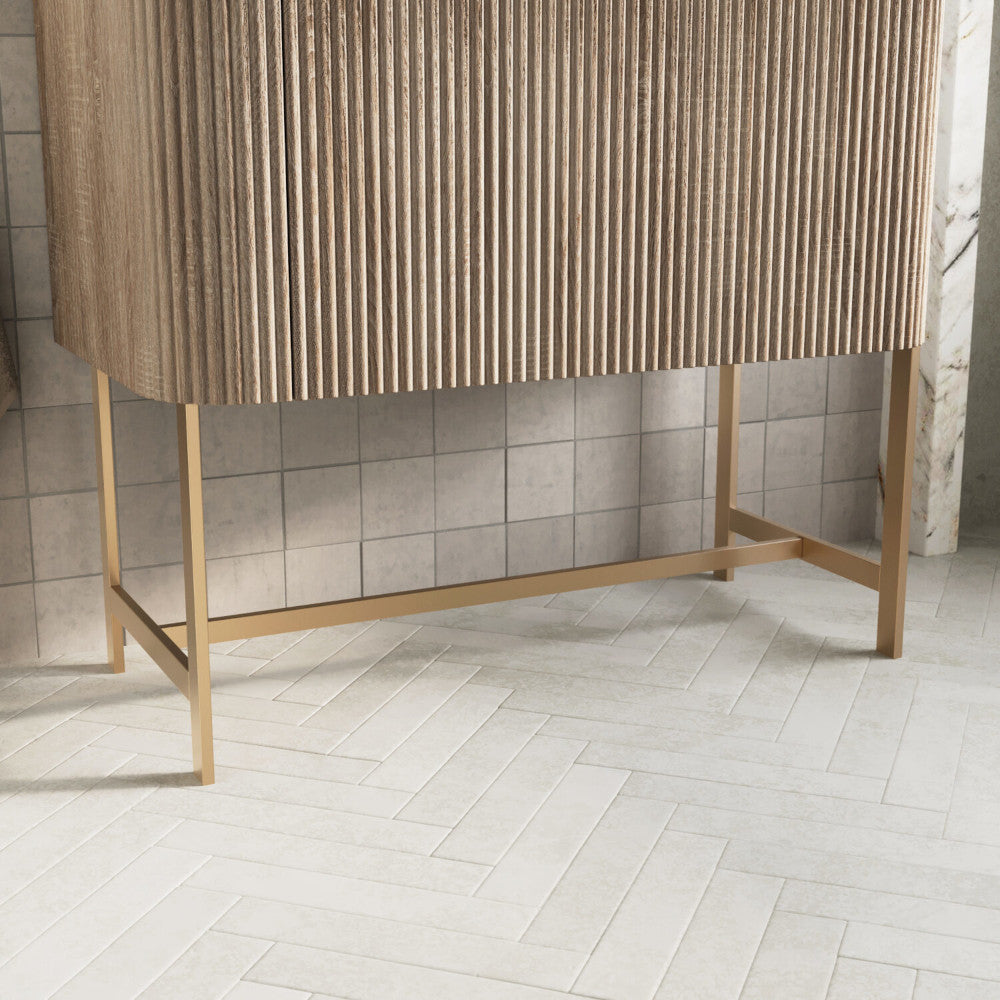 Luxe81 Linea Curve 900mm Wall Hung Basin Vanity Unit