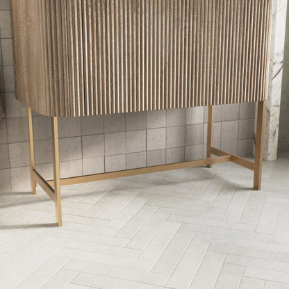 Luxe81 Linea Curve 900mm Wall Hung Basin Vanity Unit