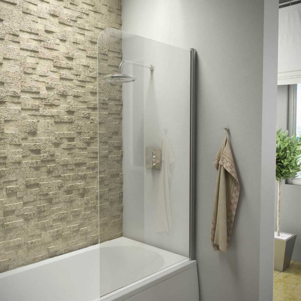 Luxe81 S6 Edged Bath Shower Screen