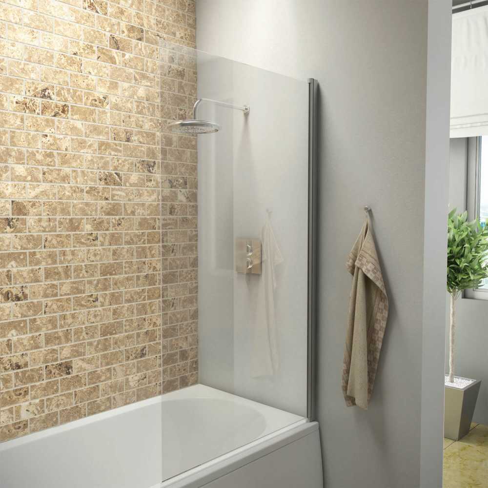 Luxe81 S6 Edged Bath Shower Screen