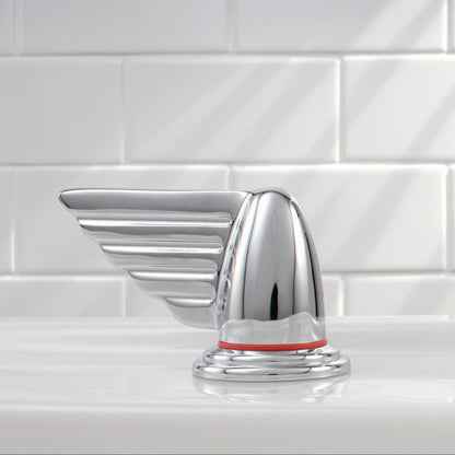 Lefroy Brooks Belle Aire basin mixer with levers & click-up waste