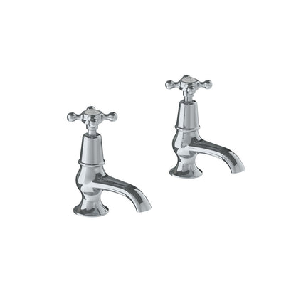 Lefroy Brooks Connaught basin pillar taps