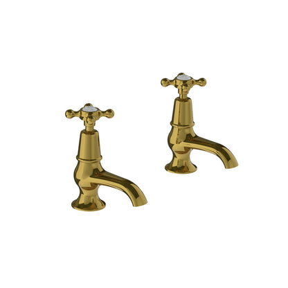 Lefroy Brooks Connaught basin pillar taps