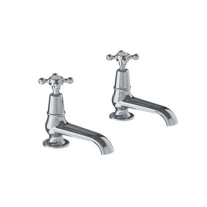 Lefroy Brooks Connaught long nose basin pillar taps