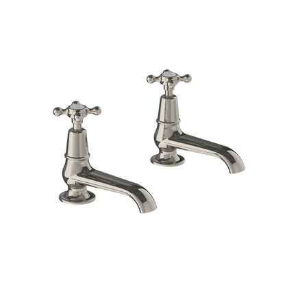 Lefroy Brooks Connaught long nose basin pillar taps