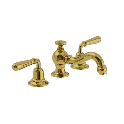 Lefroy Brooks La Chapelle basin mixer with metal torpille levers & pop-up waste
