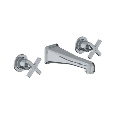 Lefroy Brooks Janey Mac wall mounted basin mixer with cross handles