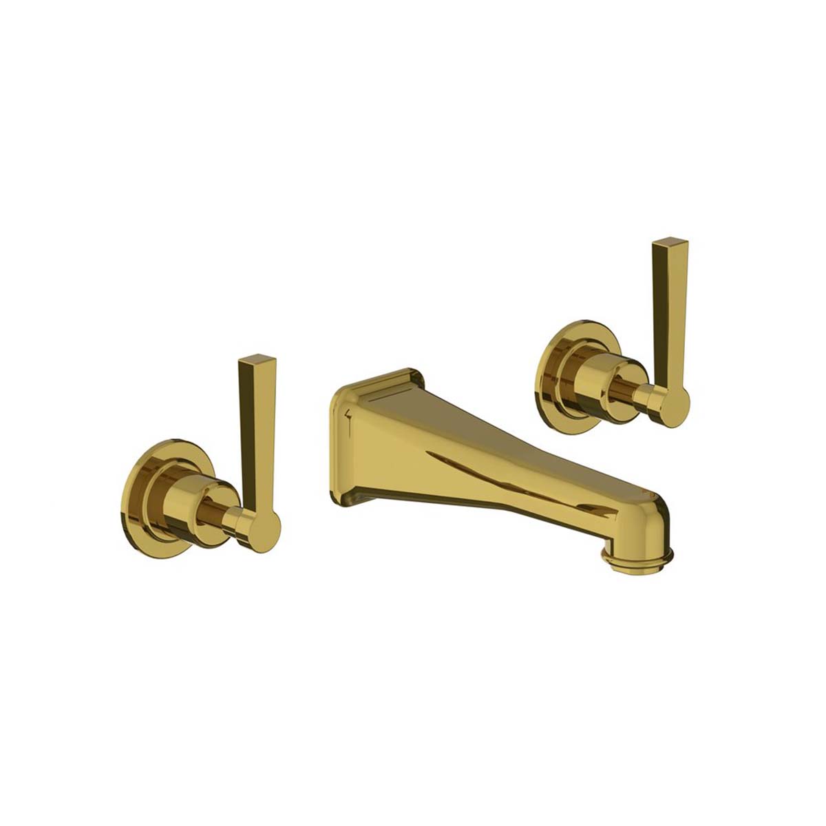 Lefroy Brooks Janey Mac wall mounted basin mixer with levers