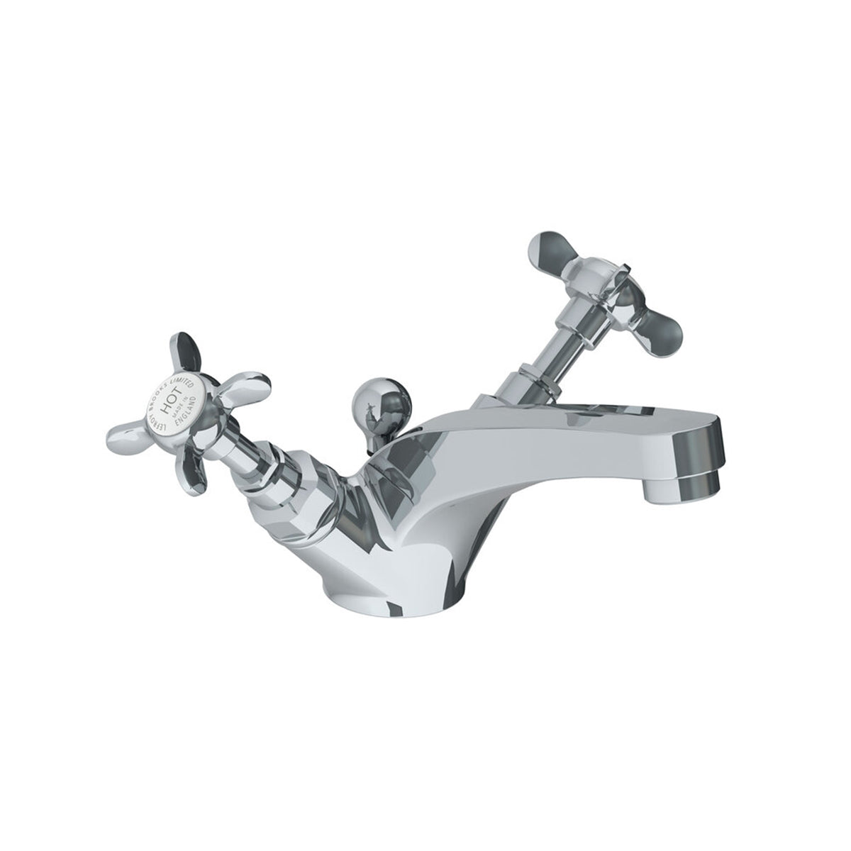 Lefroy Brooks Classic mono basin mixer with pop-up waste