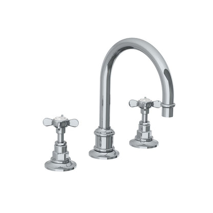Lefroy Brooks Classic tubular basin mixer with click-up waste