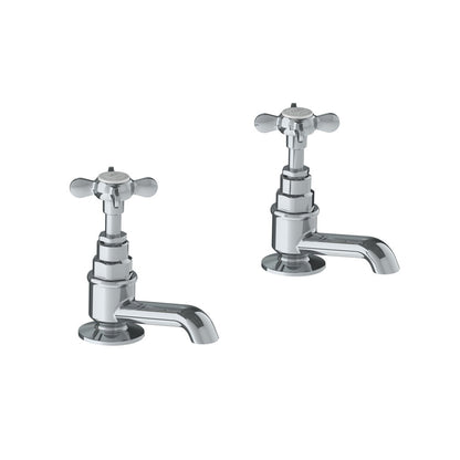 Lefroy Brooks Classic basin pillar taps