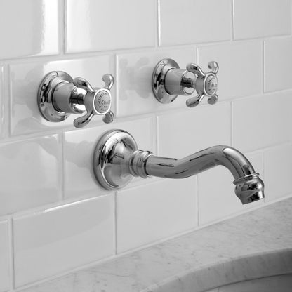Lefroy Brooks La Chapelle wall mounted basin mixer