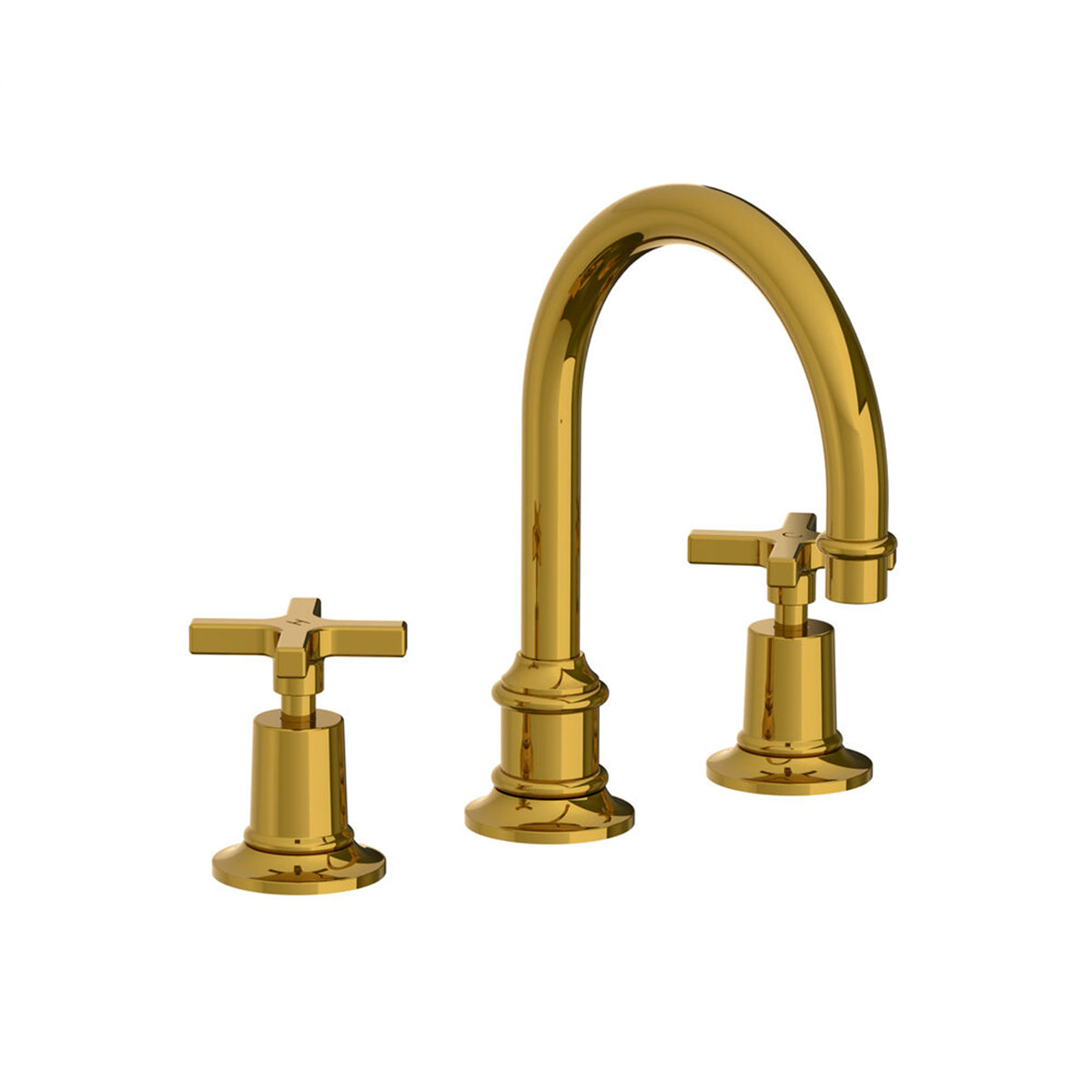 Lefroy Brooks Mackintosh tubular basin mixer with click-up waste