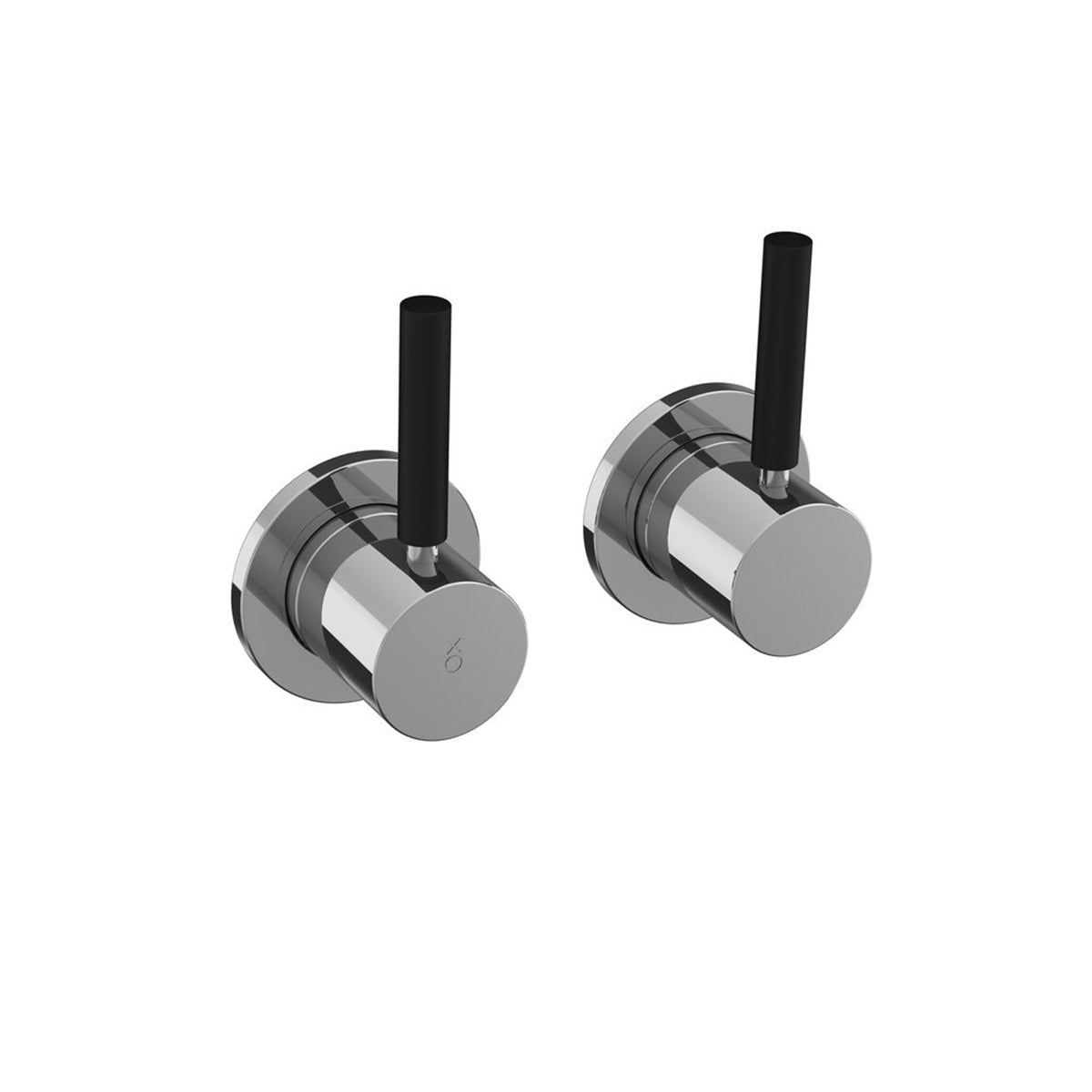 Lefroy Brooks Zu wall mounted basin flow controls