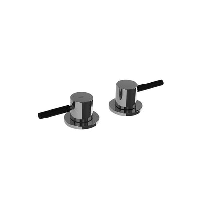 Lefroy Brooks Zu deck mounted basin flow controls
