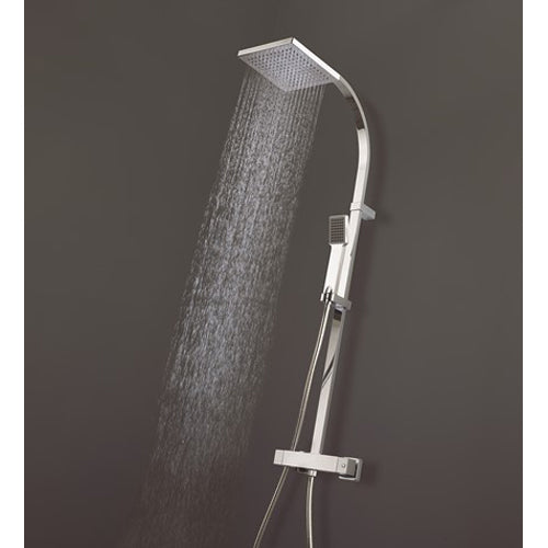 Crosswater Planet Multifunction Thermostatic Shower Valve with Fixed Head & Single Mode Shower Kit