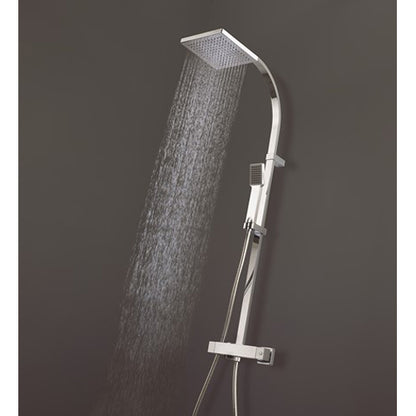 Crosswater Planet Multifunction Thermostatic Shower Valve with Fixed Head & Single Mode Shower Kit