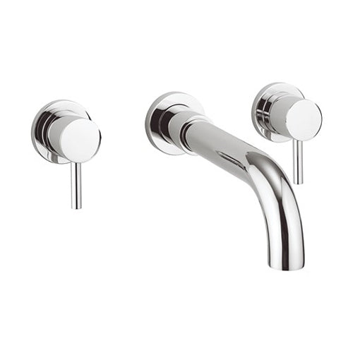 Crosswater Fusion Bath 3 Hole Set in Chrome