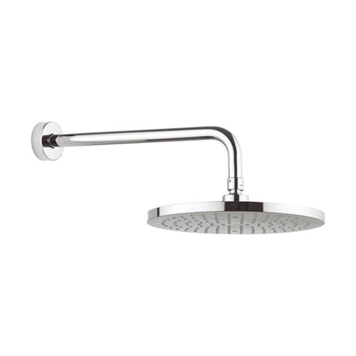 Crosswater Fusion Round Fixed Head with 340mm Wall Arm