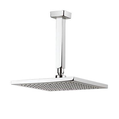 Crosswater Planet Square Fixed Head with 200mm Ceiling Arm
