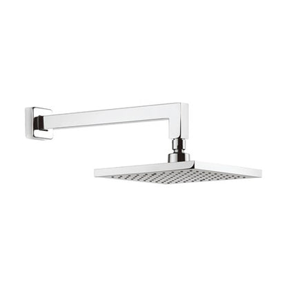 Crosswater Planet square fixed head with 340mm wall arm