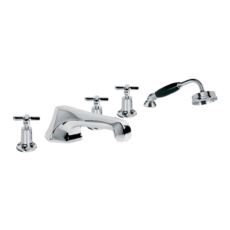 Lefroy Brooks Mackintosh 5-Hole Bath Set With Diverter & Pull-Out Handshower MH1260
