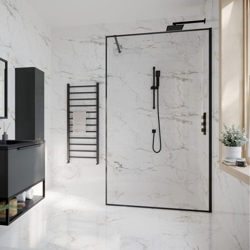 Luxe81 Minos Framed 10mm Shower Screen