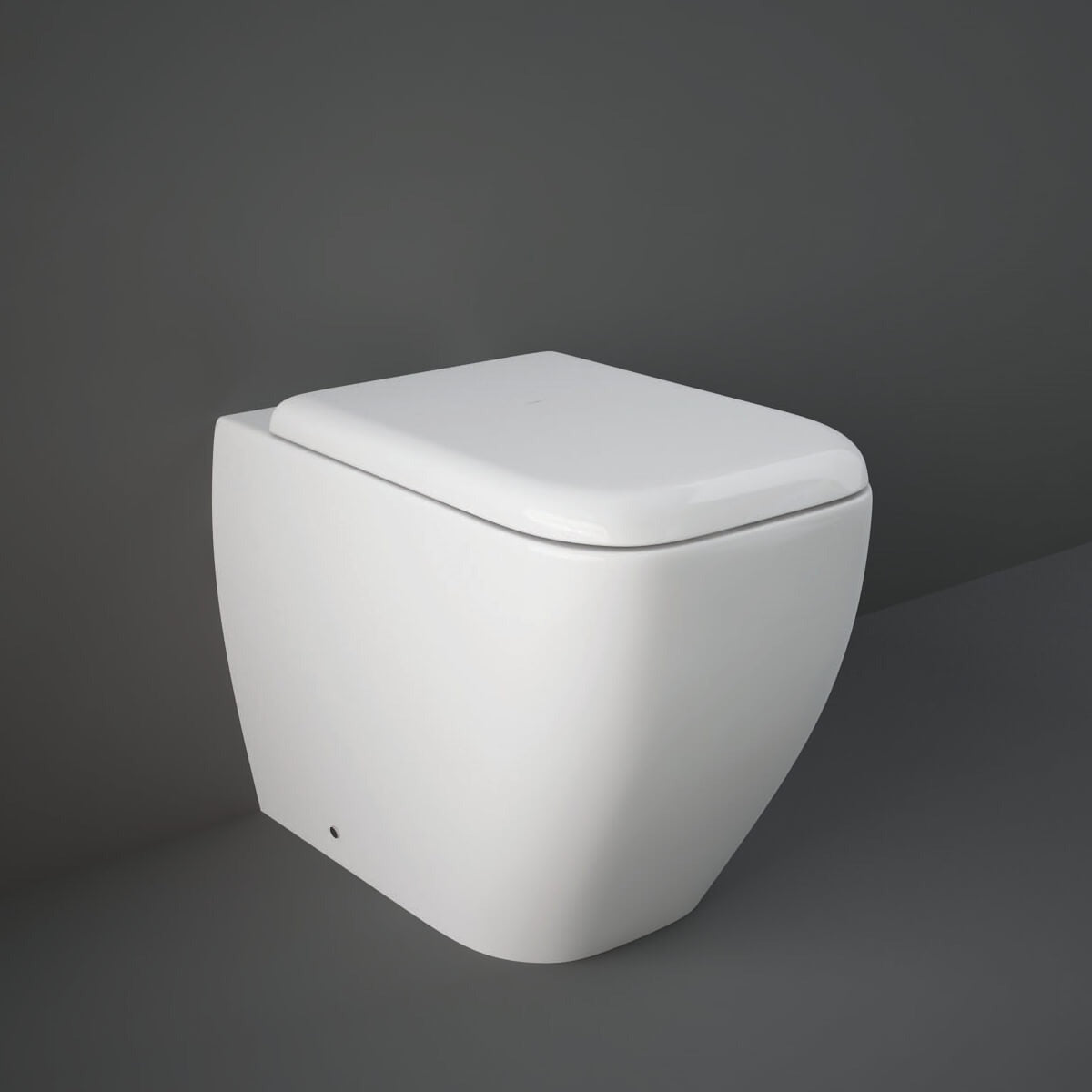 RAK MP16AWHA Metropolitan Back-To-Wall WC Pan With Soft-Close Seat 525mm Projection