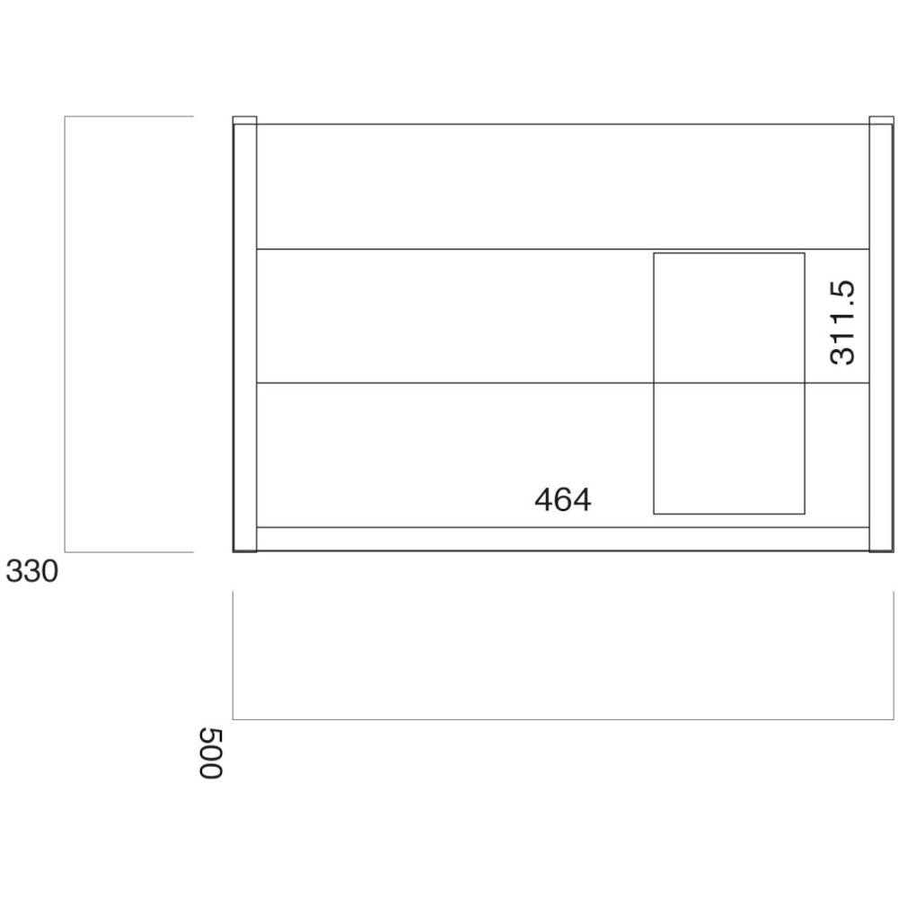 Luxe81 Muro Gloss White Wall Hung Vanity Unit